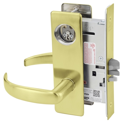 Mortise Lock Satin Brass