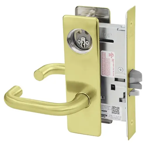 Mortise Lock Satin Bronze Clear Coated