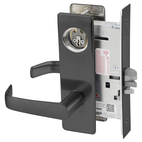 Mortise Lock Black Oxidized Bronze, Oil Rubbed