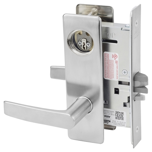 ML2058 Mortise Entrance Holdback Lever Lockset Satin Stainless Steel