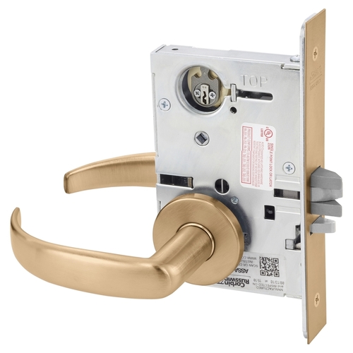 Mortise Lock Satin Bronze Clear Coated