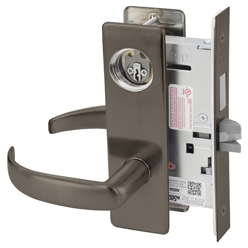 Mortise Lock Dark Oxidized Satin Bronze Oil Rubbed