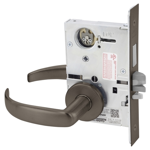 Mortise Lock Dark Oxidized Satin Bronze Oil Rubbed