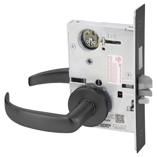 Mortise Lock Black Oxidized Bronze, Oil Rubbed