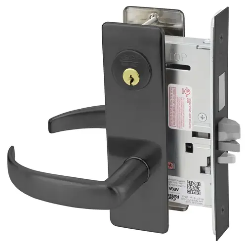 Mortise Lock Black Oxidized Bronze, Oil Rubbed