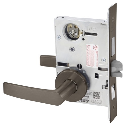 Mortise Lock Dark Oxidized Satin Bronze Oil Rubbed