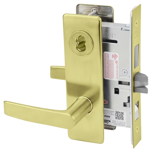 Mortise Lock Satin Bronze Clear Coated