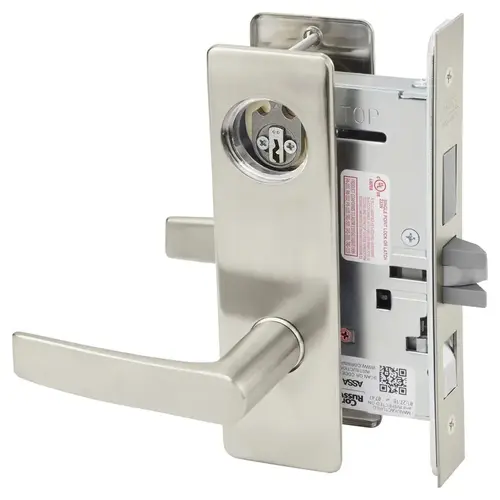 ML2048 Mortise Entrance or Apartment Lever Lockset Satin Stainless Steel