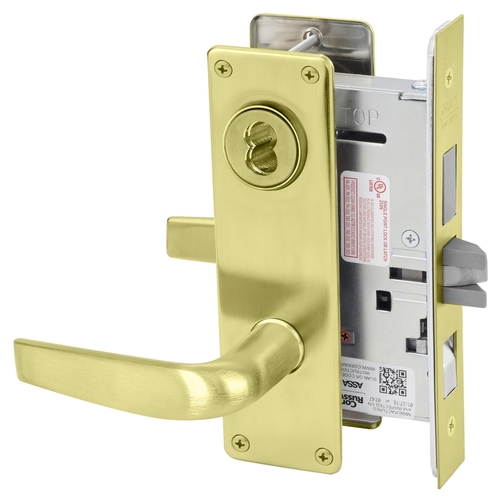 Mortise Lock Satin Bronze Clear Coated