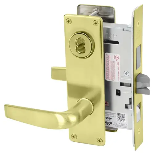 Mortise Lock Satin Brass