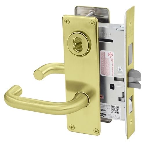 Mortise Lock Satin Brass