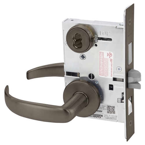 Mortise Lock Dark Oxidized Satin Bronze Oil Rubbed