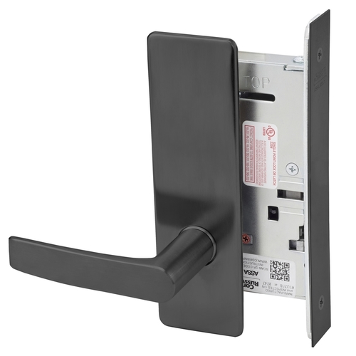 Mortise Lock Black Oxidized Bronze, Oil Rubbed