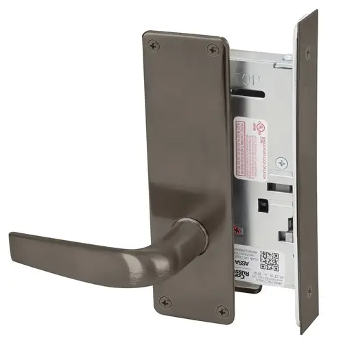 Mortise Lock Dark Oxidized Satin Bronze Oil Rubbed