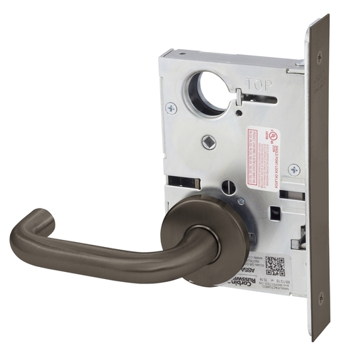 Mortise Lock Dark Oxidized Satin Bronze Oil Rubbed