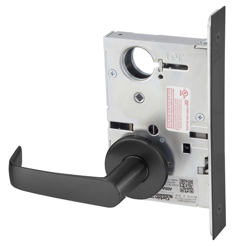 Mortise Lock Black Oxidized Bronze, Oil Rubbed