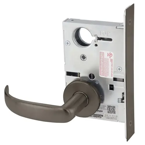 Mortise Lock Dark Oxidized Satin Bronze Oil Rubbed