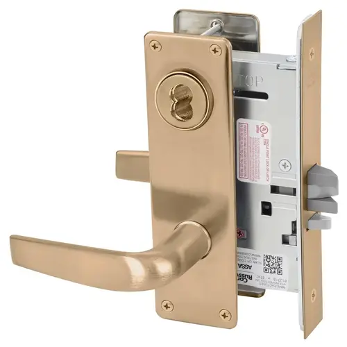 Mortise Lock Satin Bronze Clear Coated