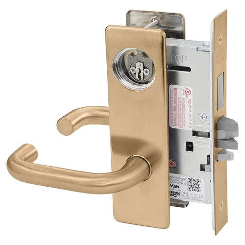 Mortise Lock Dark Oxidized Satin Bronze Oil Rubbed