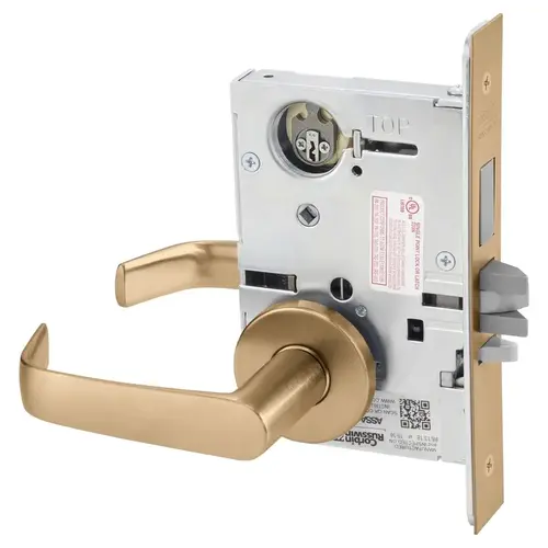 Mortise Lock Satin Bronze Clear Coated