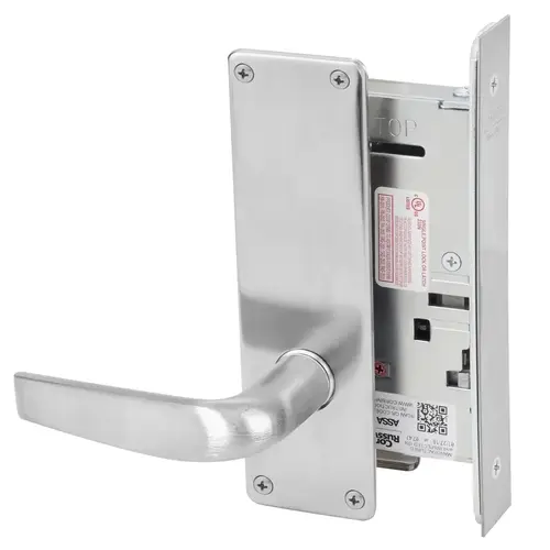 ML2080 Mortise Half Active Dummy Lever Trim Satin Chrome