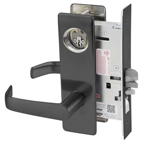 Mortise Lock Black Oxidized Bronze, Oil Rubbed