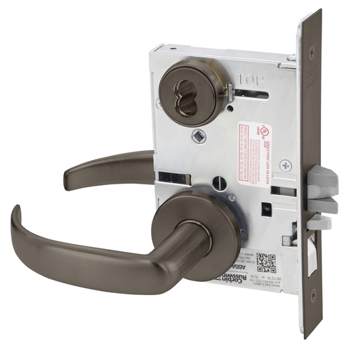 Mortise Lock Dark Oxidized Satin Bronze Oil Rubbed