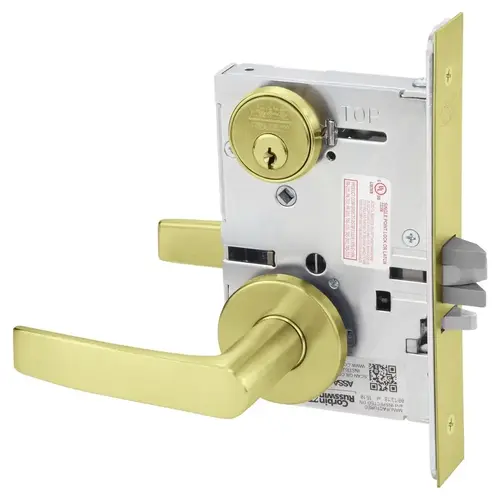 Mortise Lock Satin Brass