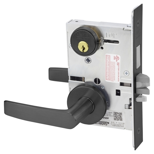 ML2059 Mortise Security Storeroom Lever Lockset Satin Stainless Steel