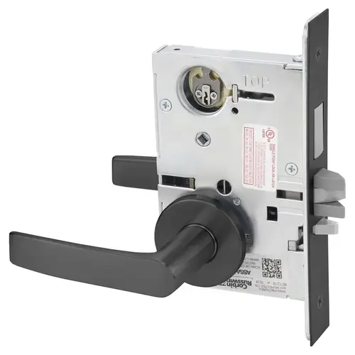 Mortise Lock Satin Nickel Plated Clear Coated