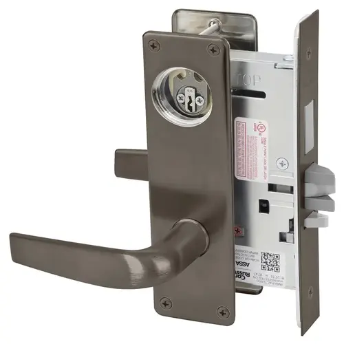 Mortise Lock Dark Oxidized Satin Bronze Oil Rubbed