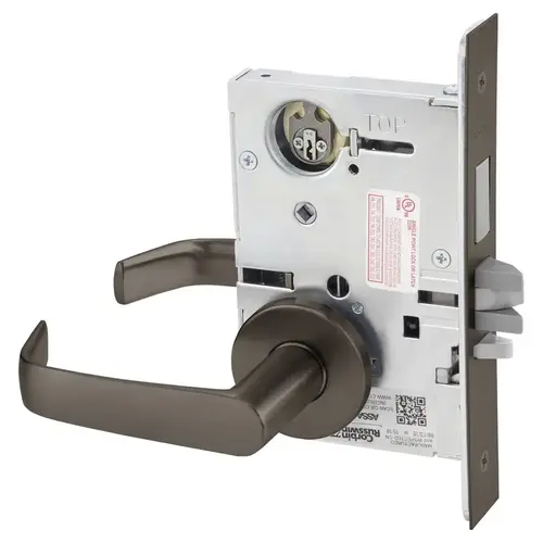 Mortise Lock Dark Oxidized Satin Bronze Oil Rubbed