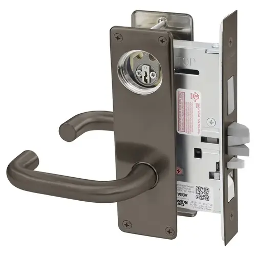 Mortise Lock Dark Oxidized Satin Bronze Oil Rubbed