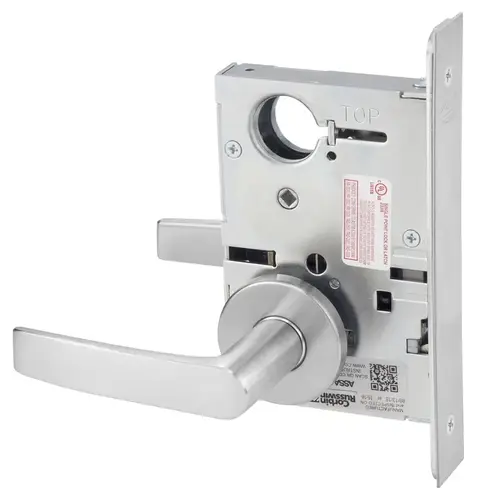 ML2090 Mortise Full Active Dummy Lever Trim Satin Chrome