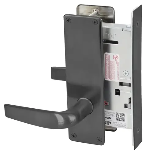 Mortise Lock Black Oxidized Bronze, Oil Rubbed