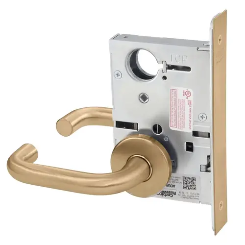 Mortise Lock Satin Bronze Clear Coated