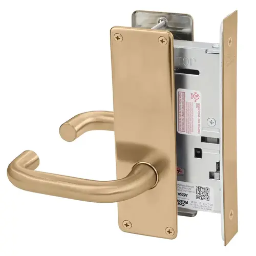 Mortise Lock Satin Bronze Clear Coated