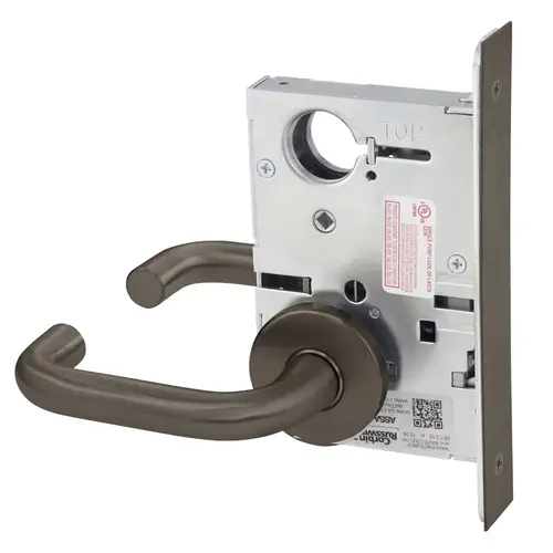 Mortise Lock Dark Oxidized Satin Bronze Oil Rubbed