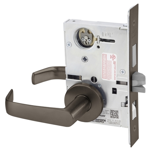 Mortise Lock Dark Oxidized Satin Bronze Oil Rubbed