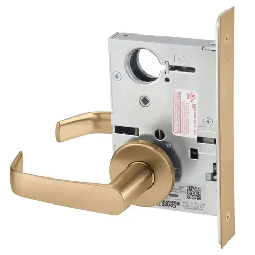 Mortise Lock Satin Bronze Clear Coated