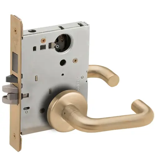 Lock Mortise Lock Satin Brass Blackened Satin Relieved Clear Coated