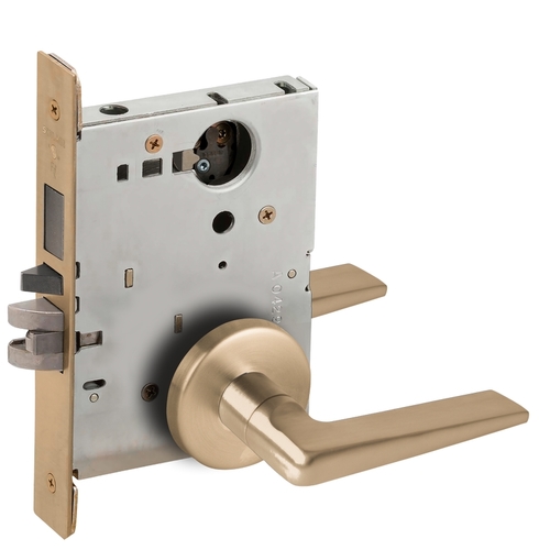 Lock Mortise Lock Satin Brass Blackened Satin Relieved Clear Coated