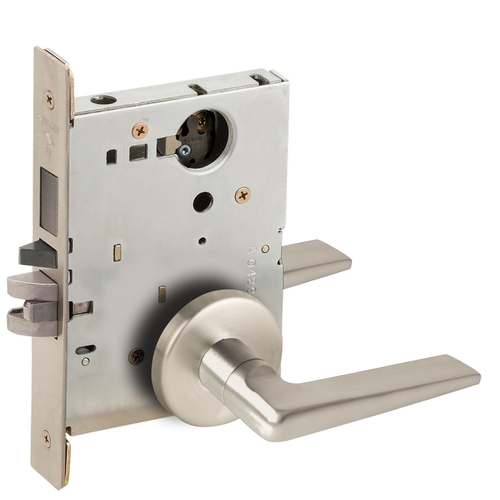 Lock Mortise Lock Satin Nickel Plated Clear Coated