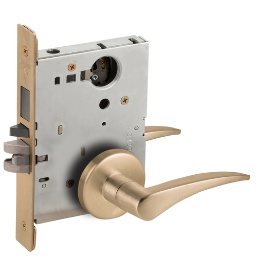 Lock Mortise Lock Satin Brass Blackened Satin Relieved Clear Coated