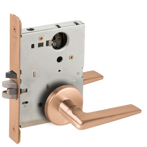 Lock Mortise Lock Satin Bronze Clear Coated