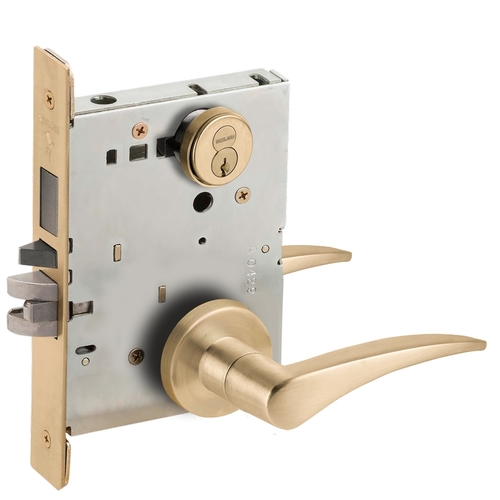 Lock Mortise Lock Satin Brass