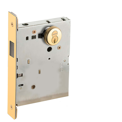 Lock Mortise Lock Bright Brass