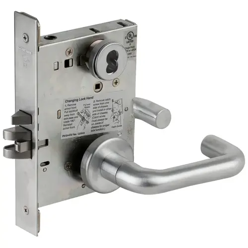 Lock Electric Mortise Lock Satin Chromium Plated