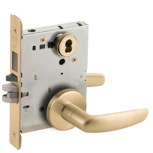 Lock Mortise Lock Satin Brass