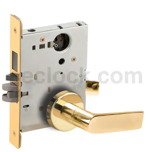 Lock Mortise Lock Bright Brass